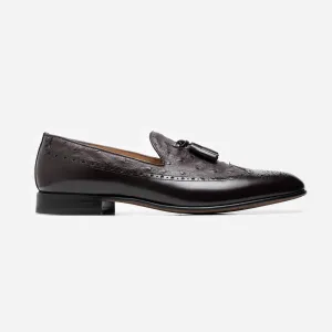 044083 DARK BROWN MOR.MEN SHOES