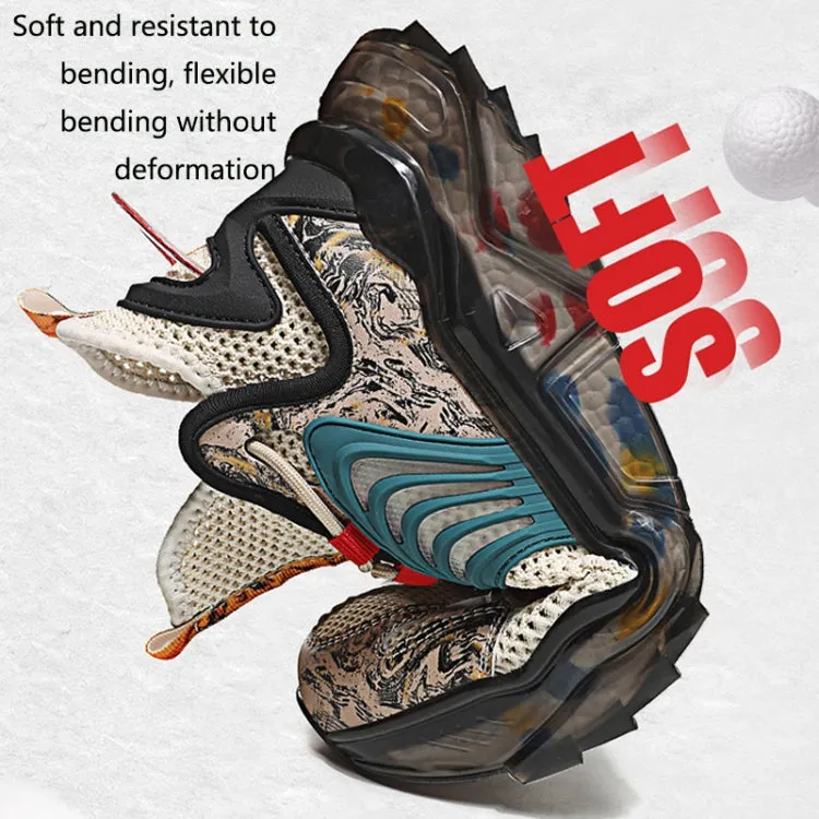 1927A Summer Hollow Flying Knit Breathable Sports Shoes Men Casual Shoes, Size: 39(Dense Net White)