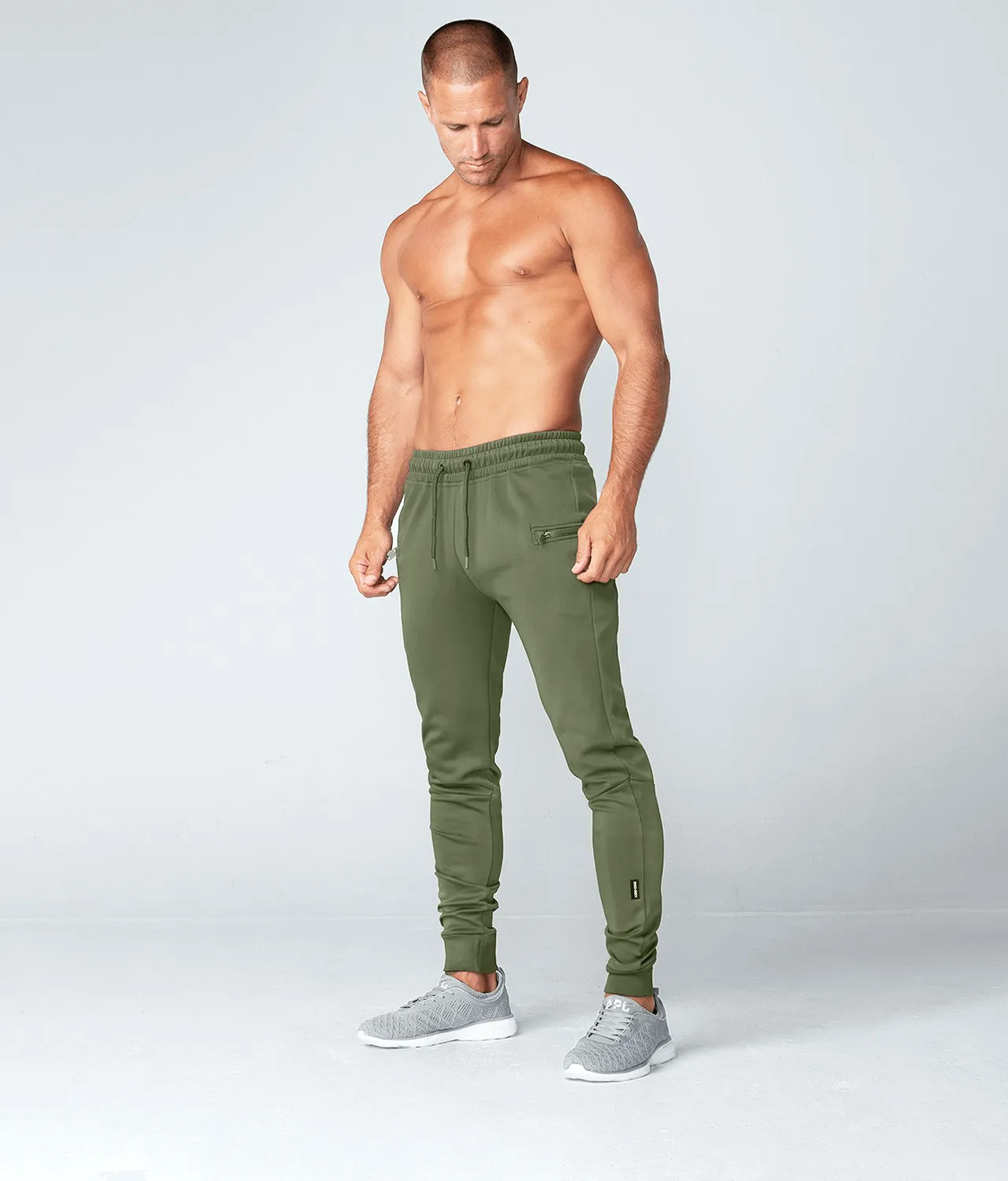 Born Tough Momentum Military Green Athletic Jogger Pants for Men