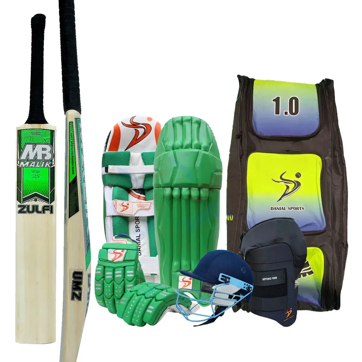 DS 1.0 Mens Cricket Batting Set with bat