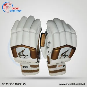 DS D 1.0 White/Gold Batting Gloves Youth