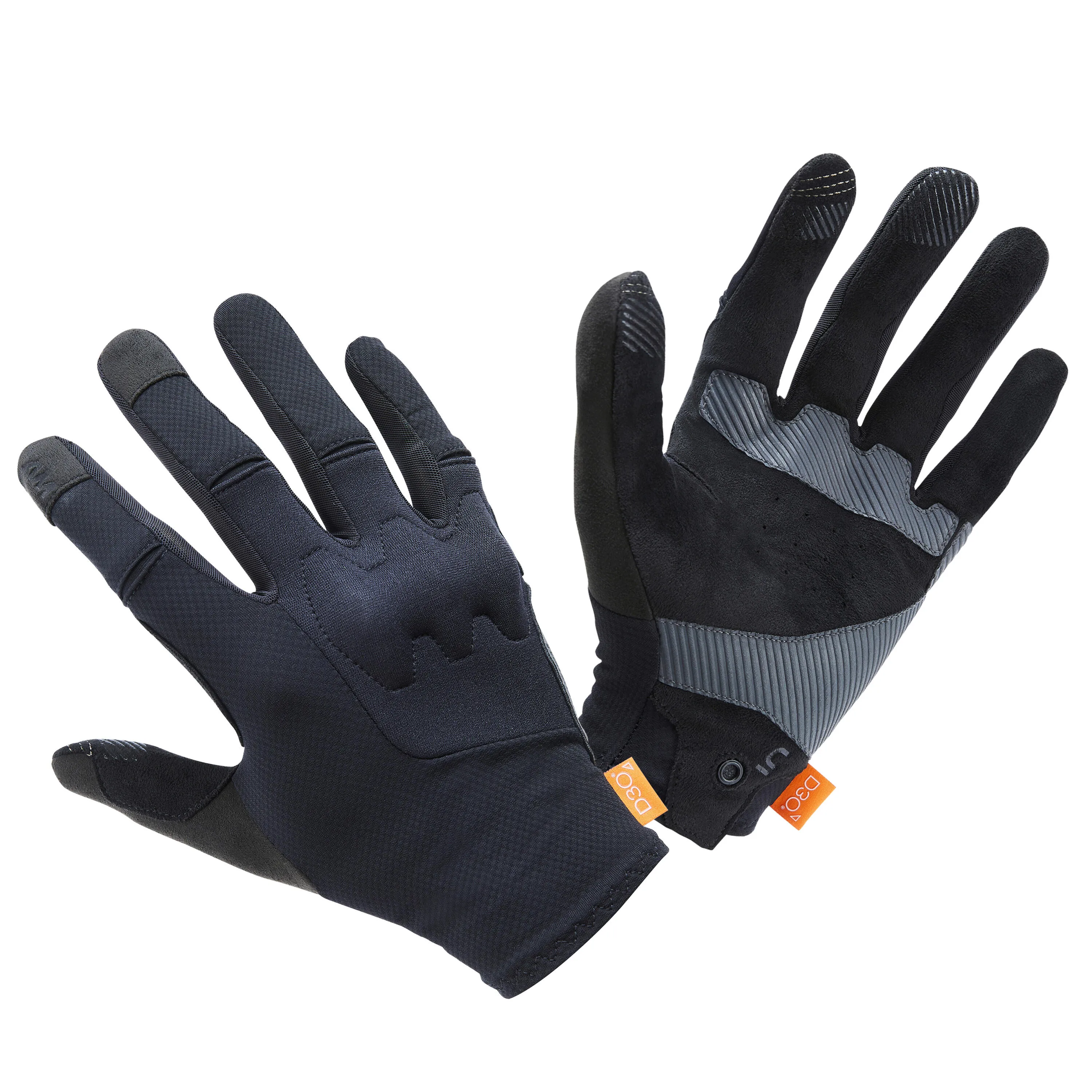 Mountain bike gloves blue-green ALL-MOUNTAIN Rockrider