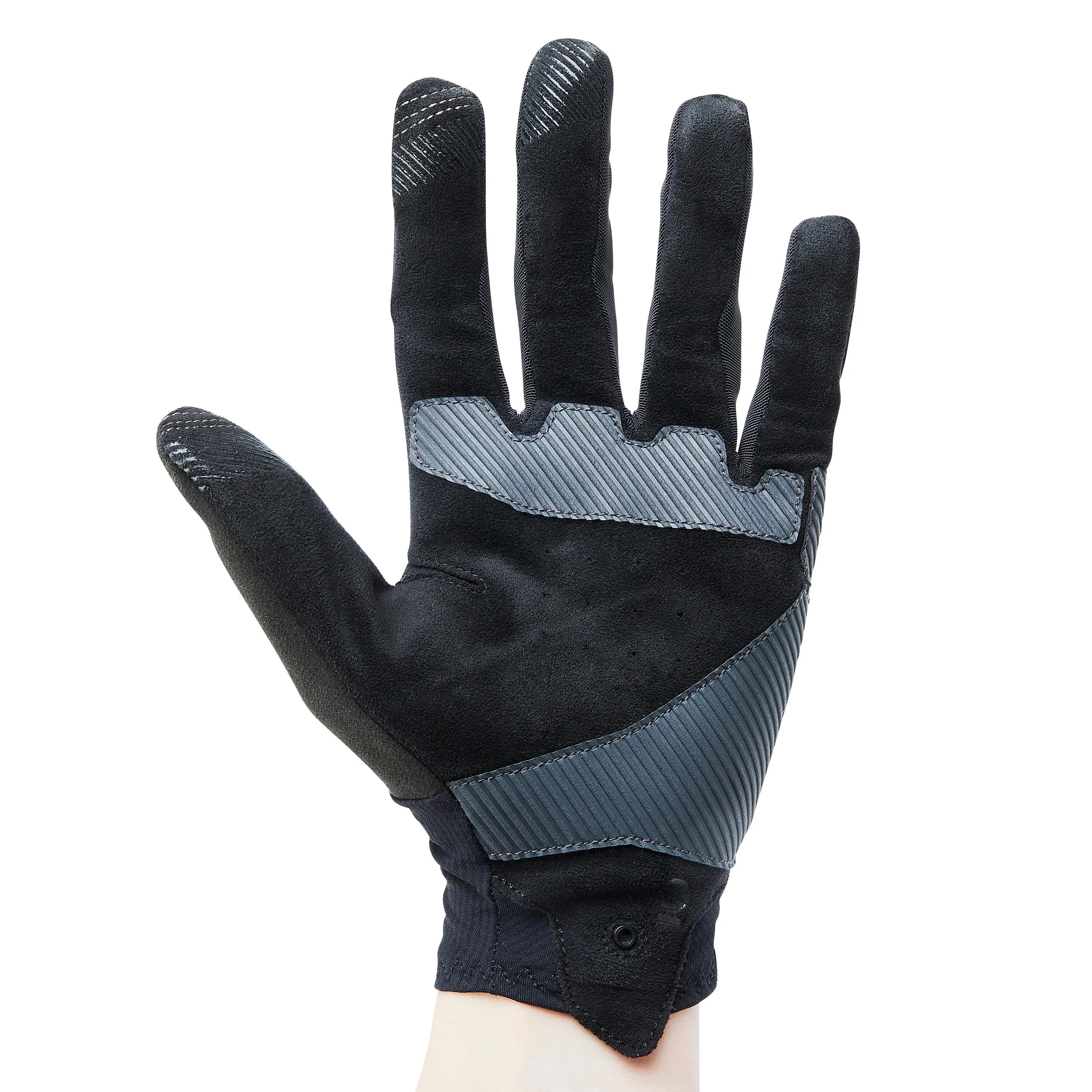 Mountain bike gloves blue-green ALL-MOUNTAIN Rockrider