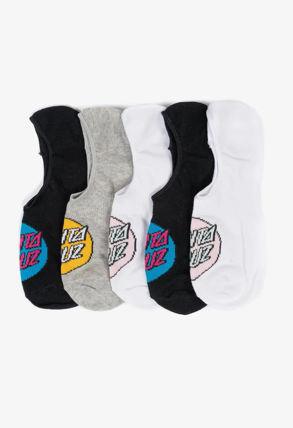 No Show Socks - 5 Pack