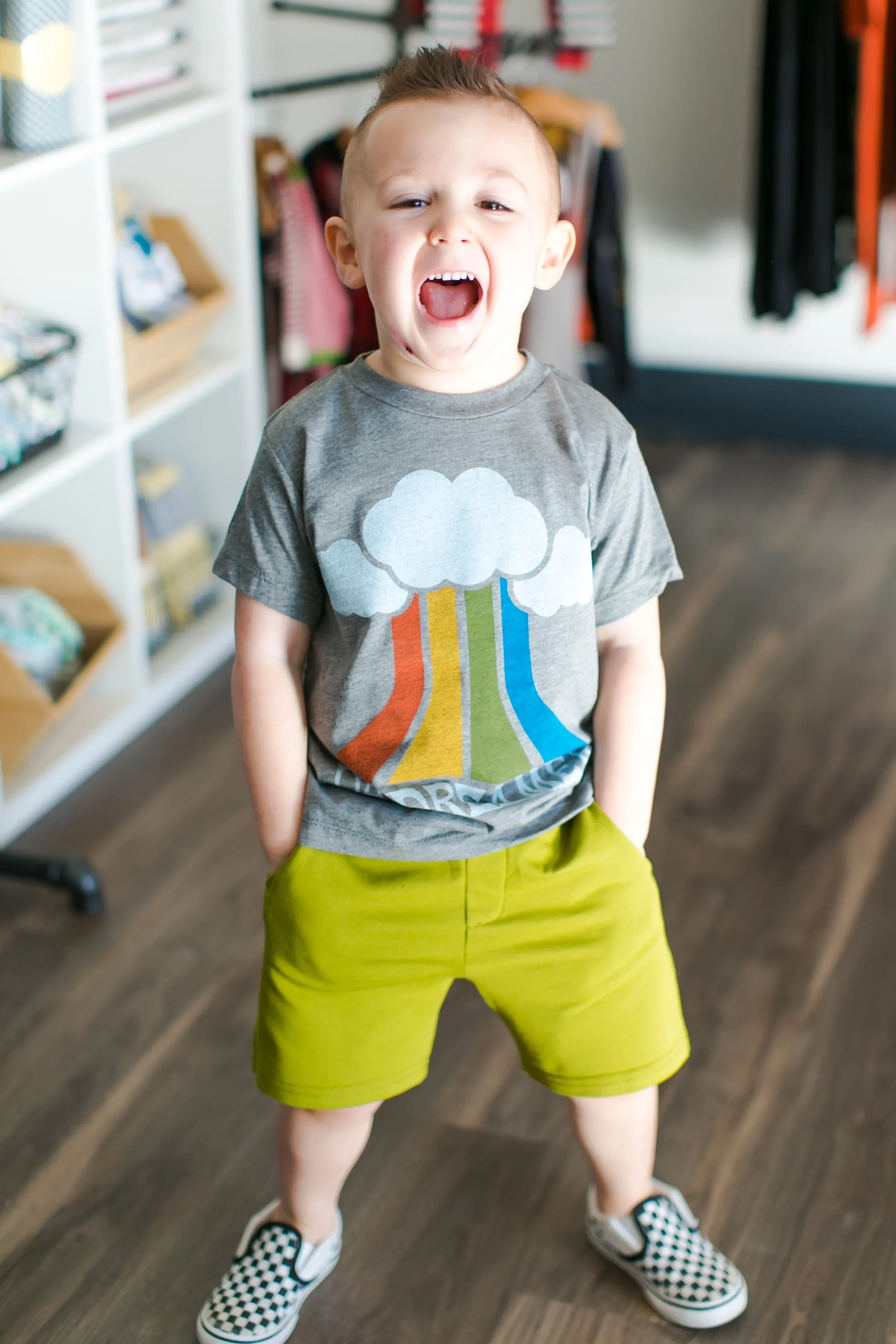 Rivet Kids - Daydreamer Tee in Heather Grey