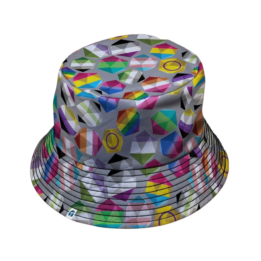 Roll with Pride LGBTQ Dice Dnd Bucket Hat