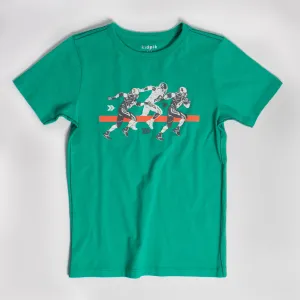 Running Back Contrast Stitch Tee
