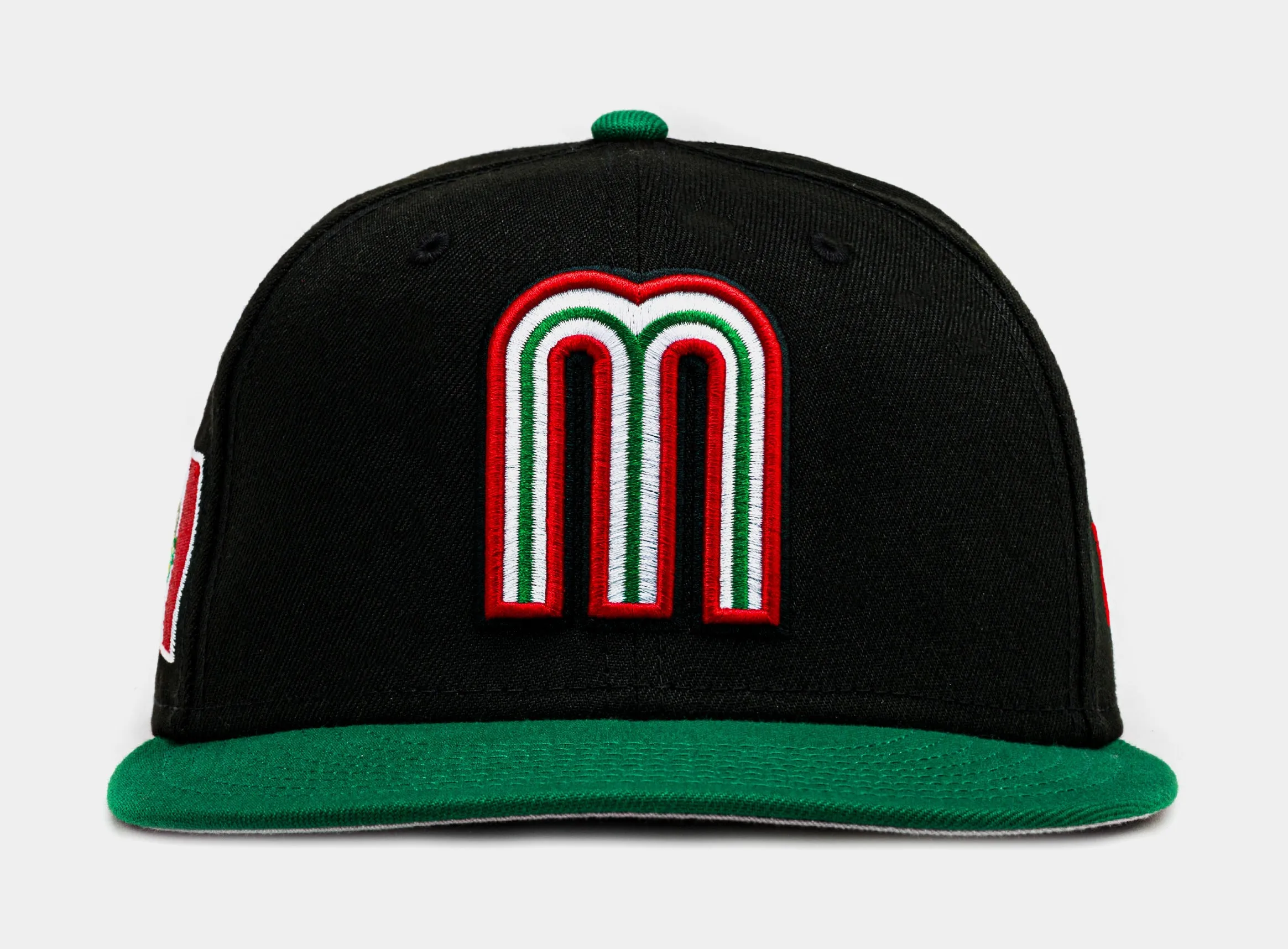Shoe Palace Exclusive Mexico 59Fifty Fitted Mens Hat (Black/Green)