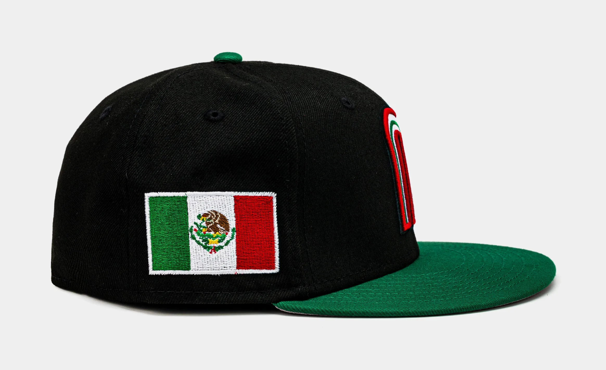 Shoe Palace Exclusive Mexico 59Fifty Fitted Mens Hat (Black/Green)