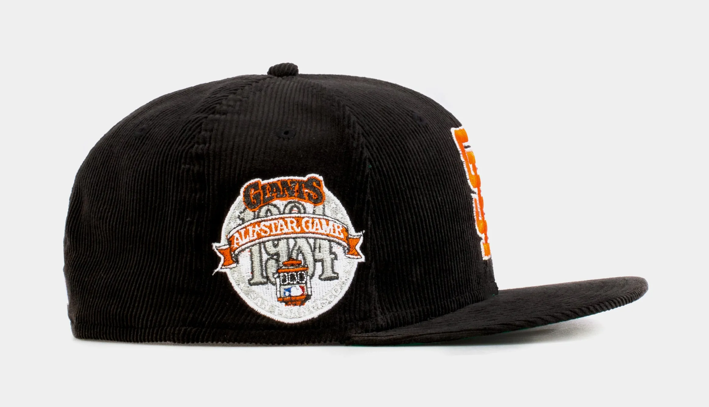 SP Exclusive Black Corduroy San Francisco Giants 59Fifty Mens Fitted Hat (Black)