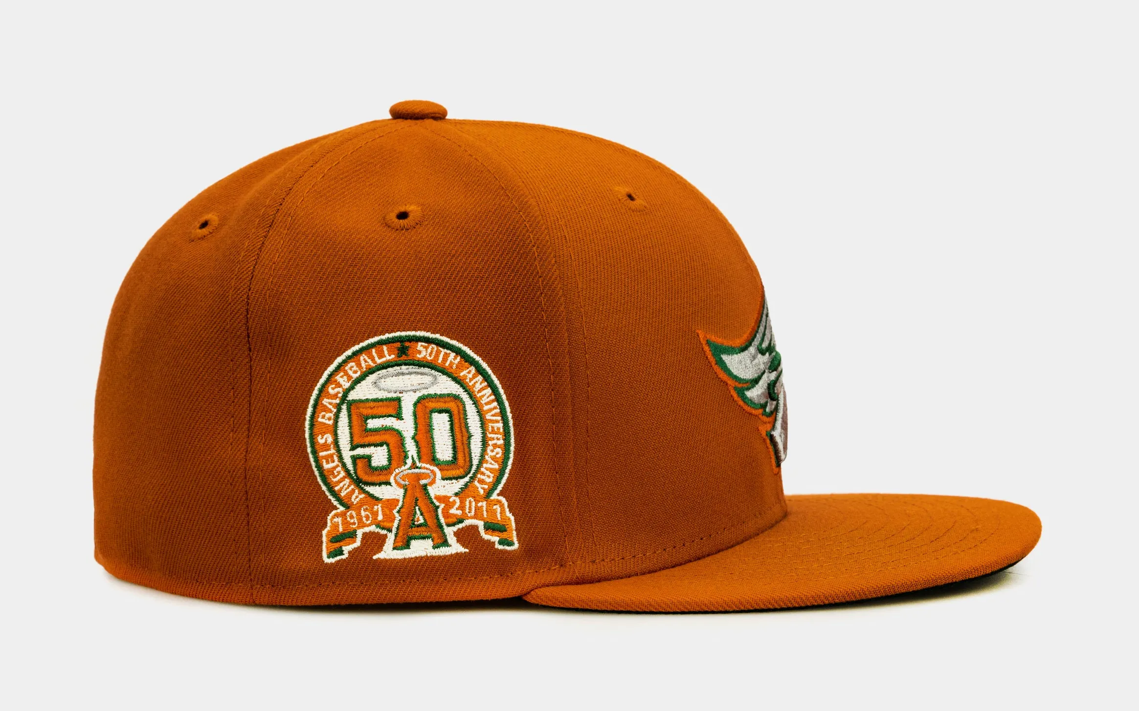 SP Exclusive Rust Anaheim Angels 59Fifty Mens Fitted Hat (Orange)