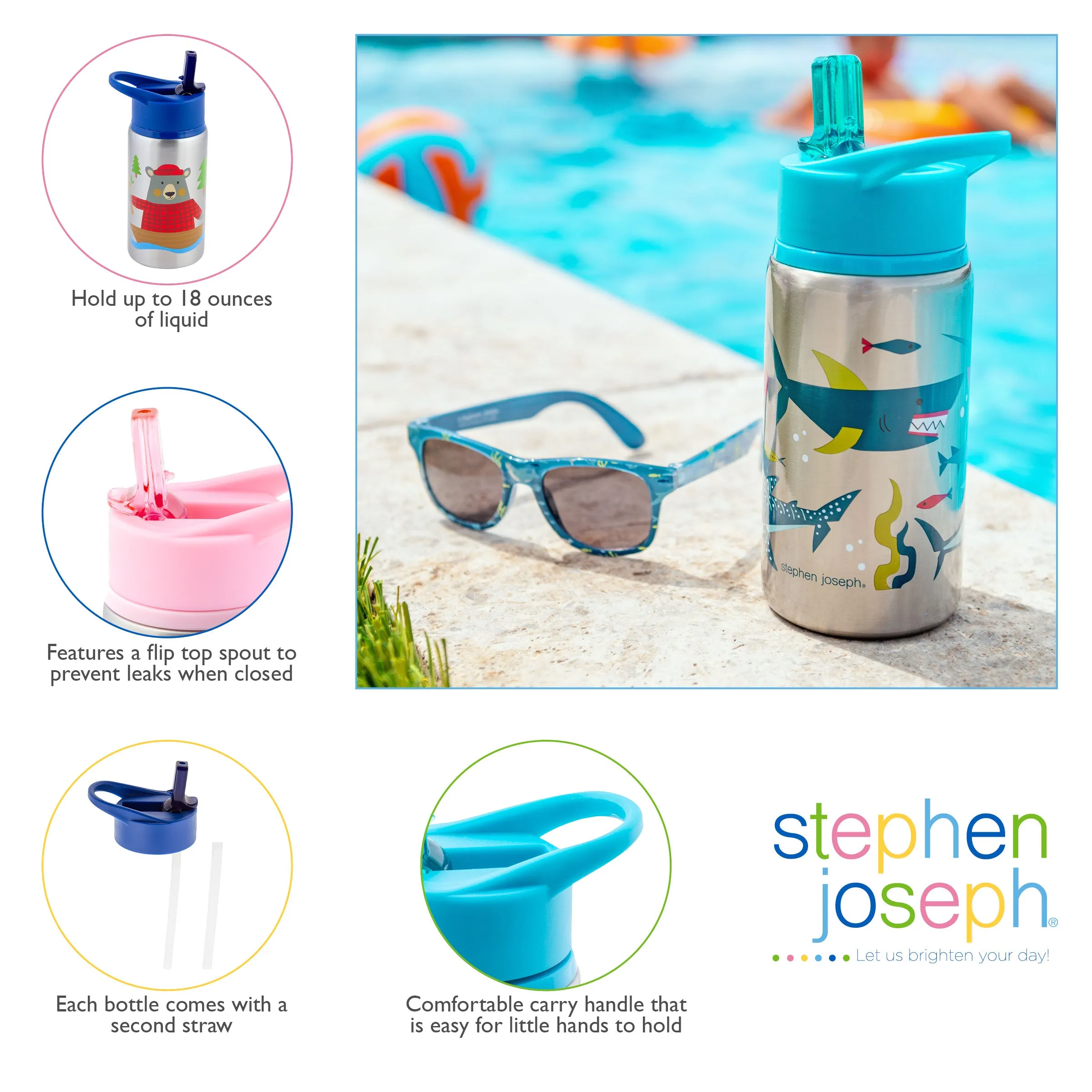 Stainless Steel Water Bottles Rainbow