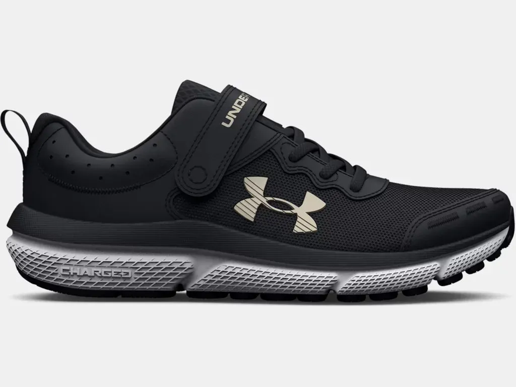 Under Armour Girls Black Assert 10 AC Running Shoe