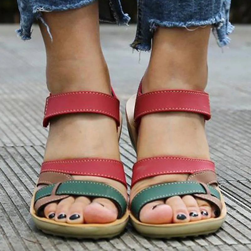 Women's Flat Heel Magic Tape Casual Shoes